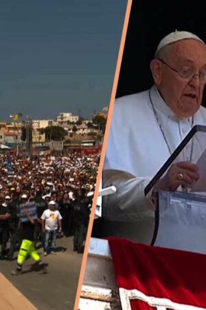 Visite du pape François à Marseille : quand sa défense des migrants agace l’extrême droite