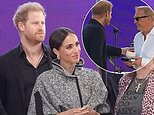 Harry and Meghan's new campaign to win Hollywood over? Sussexes are all smiles as they are given star billing at Kevin Costner's fundraiser... also attended by their close celebrity allies Oprah and Ellen Degeneres