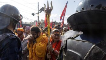 Protestas para restaurar el Reino hindú en Nepal