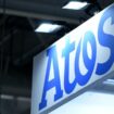 Le logo du géant informatique français Atos, le 26 juin 2018
