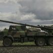 Un canon français Caesar sur la ligne de front dans la région du Donbass, le 15 juin 2022 en Ukraine
