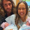 Couple welcomes twins born on Christmas Eve and Christmas Day - one wanted 'own day'