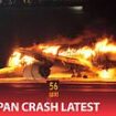 Japan Airlines crash news LIVE: Five crew 'unaccounted for on coast guard aircraft' after it collided with passenger jet which then exploded as it skidded along Tokyo airport runway