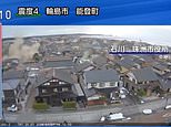 Major tsunami warning issued in Japan with people urged to flee to high land as coastline bracing for 16ft waves after huge 7.6-magnitude earthquake