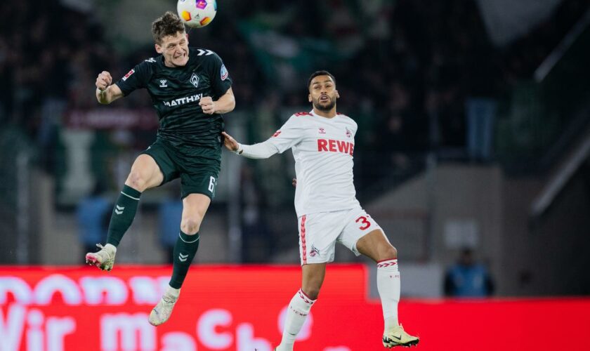 Bundesliga – 22. Spieltag: Werder Bremen gewinnt in Köln