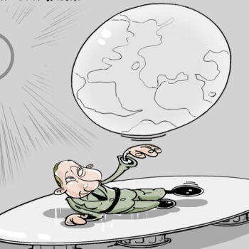 L'actu en dessin : Vladimir Poutine dans la peau du "dictateur"