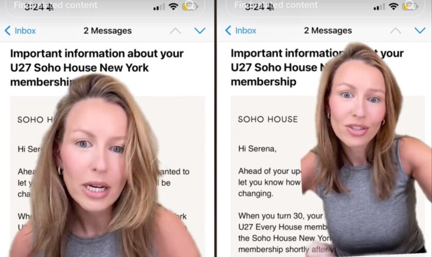 Influencer accuses Soho House of ‘ageism’ after membership increases when she turns 30