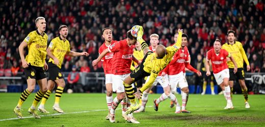 Champions League: Borussia Dortmund mit Glück und Pech bei PSV Eindhoven