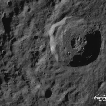 El módulo estadounidense Odiseo hace historia tras llegar a la superficie lunar