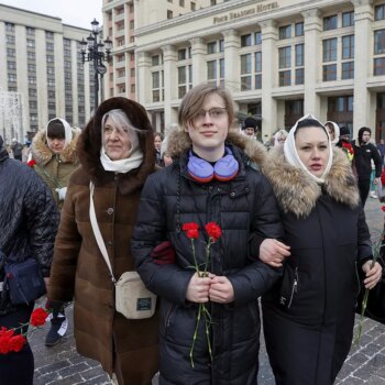 Más de 20 detenidos en Moscú en una concentración de esposas de reclutados