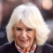 Queen Camilla's surprise reaction after guest drops name badge as she chats to them