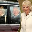 Queen attends first public outing since King's cancer diagnosis was revealed and says he is 'doing extremely well under the circumstances' - after 'trouper Camilla took five-hour drive' to charity concert due to flooded helipad