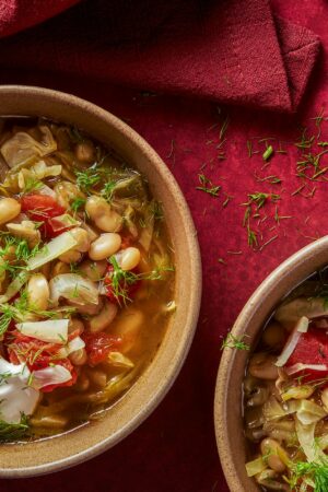 This cabbage, fennel and bean soup is a lesson in seasoning to taste