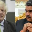 Boris Johnson and Nicolas Maduro. Pics: Reuters