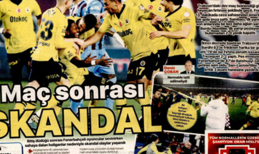 Football : en Turquie, un affrontement spectaculaire entre joueurs et supporteurs