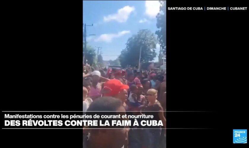 "Nous avons faim!" : les Cubains manifestent contre les pénuries de nourriture et de carburant