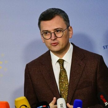 Le ministre ukrainien des Affaires étrangères, Dmytro Kouleba, le 2 novembre 2023 à Berlin