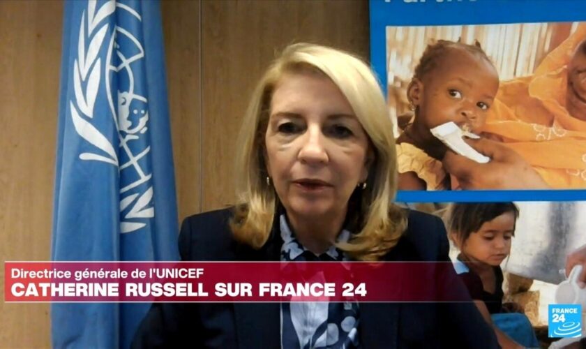 Pour la directrice générale de l'Unicef, "que des enfants meurent de faim à Gaza est inacceptable"