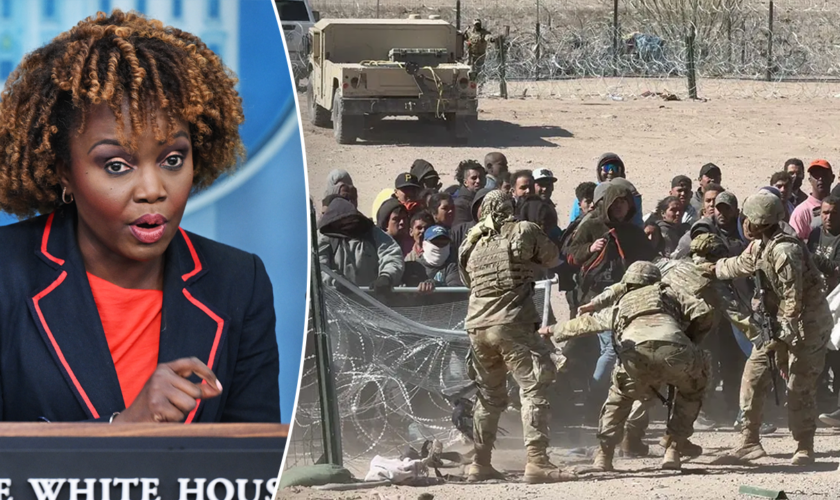 Karine Jean-Pierre bashed for suggesting migrants storming border is Abbott's responsibility: 'Beyond belief'