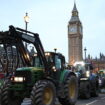 Farmers protest outside Parliament over post-Brexit trade deals