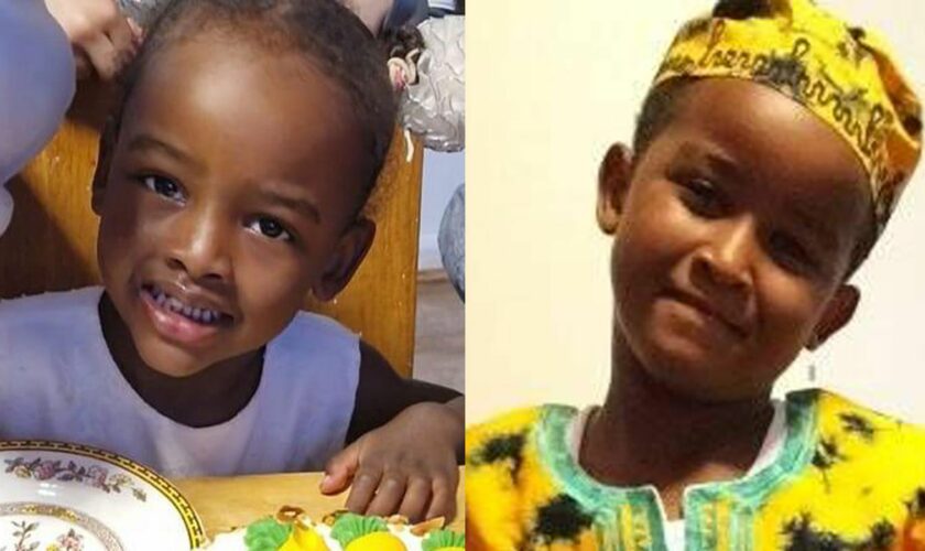 Joury Bash (left) and Fares Bash (right) died alongside a nine-month-old baby