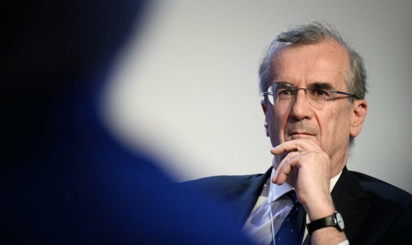 Le gouverneur de la Banque de France, François Villeroy de Galhau, le 23 mai 2022 à Davos