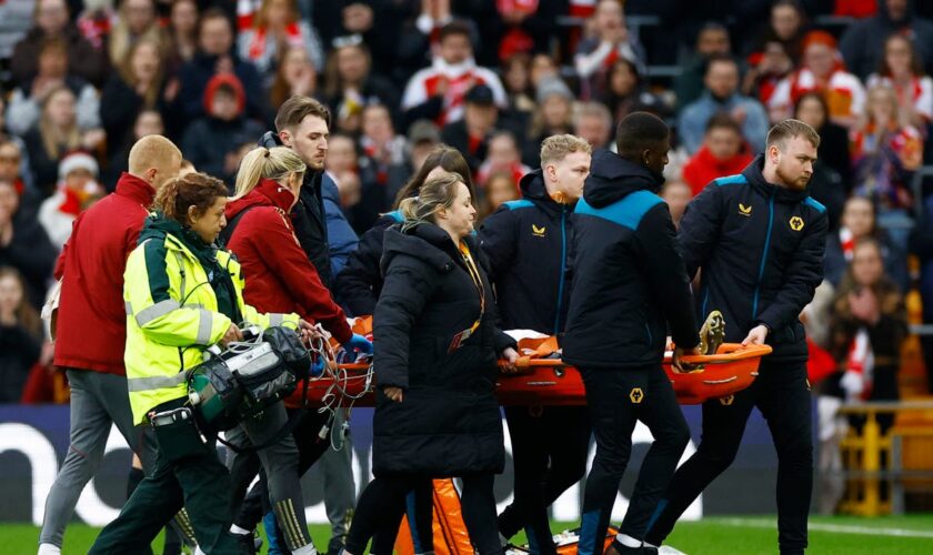Arsenal player Frida Maanum collapses during Women’s League Cup final