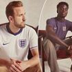 Bad omen for Euro 2024? England ditch traditional red away strip as they unveil new kits for tournament in Germany - as fans slam £124.99 price tag for 'authentic' jerseys