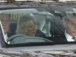 King Charles is seen leaving Clarence House followed by Queen Camilla after days of royal conspiracy theories
