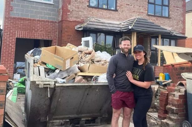 Mystery letters found behind couple's fireplace while renovating their home