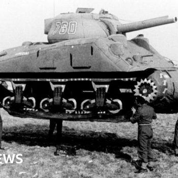 Inflatable tank in 1939