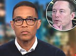 'You'll have to ask him': Don Lemon can't say why Elon Musk fired him from X after VERY tense interview that touched on 'great replacement theory' - as he appears on CNN, which fired him for misogynistic remarks