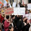 Manifestation des personnels de l'éducation nationale à Paris, le 1er février 2024