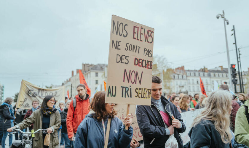 Mobilisation des enseignants contre le «choc des savoirs» : à Nantes, «notre métier c’est de s’adapter aux élèves, pas de faire du tri social»