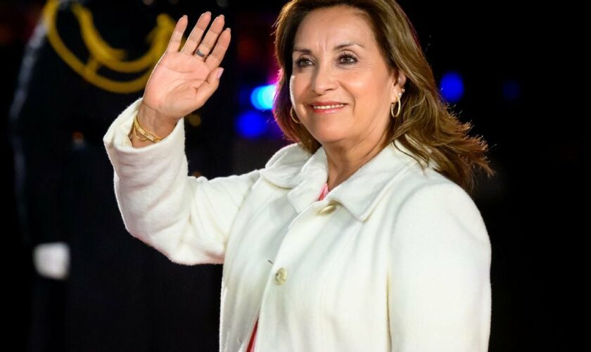 La présidente du Pérou, Dina Boluarte, à San Francisco, Californie, le 16 novembre 2023