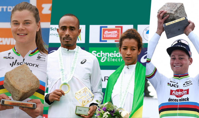 Arcs-en-ciel à Roubaix, les coureurs Éthiopiens chez eux à Paris… Les infos sport du week-end