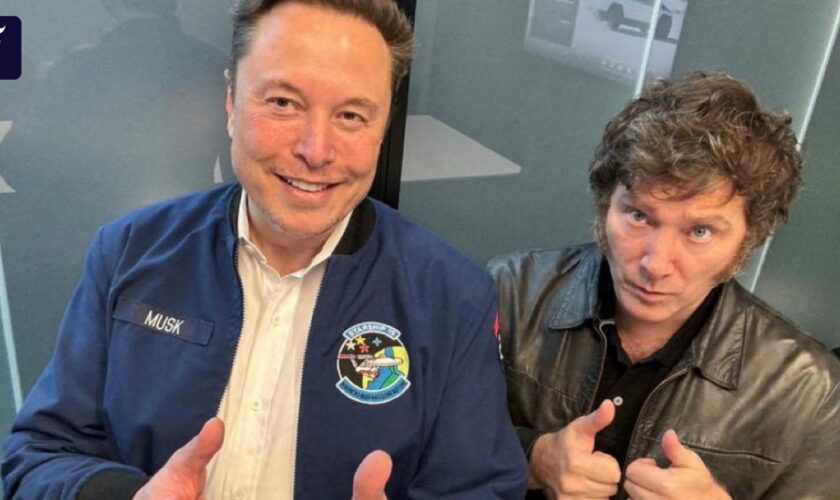 Treffen im Tesla-Werk: „Liebe auf den ersten Blick“ zwischen Argentiniens Präsident Milei und Musk