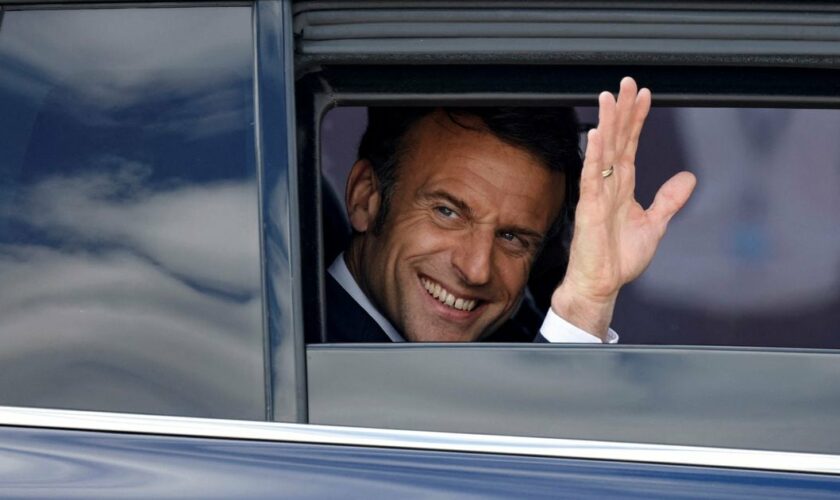 Emmanuel Macron le 11 avril 2024 à Bergerac