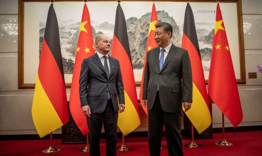 China: Scholz fordert von Xi Beitrag zu "gerechtem Frieden" in der Ukraine