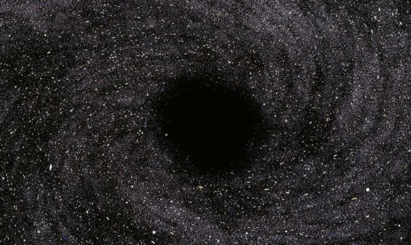 Ein gewaltiges Schwarzes Loch lauert in der Nähe der Erde