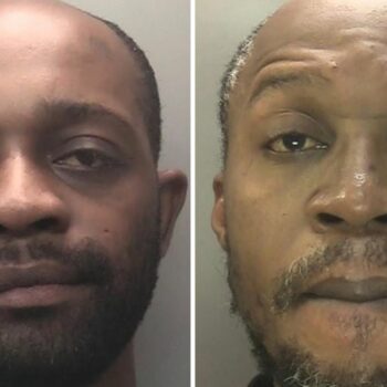 Fabrice Mpata, left, and Rigobert Ngambe have been jailed. Pic: West Midlands Police