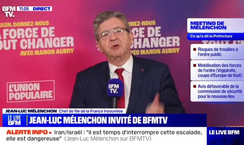 Conférence annulée à Lille : Mélenchon se réfère à Macron et Attal pour réclamer une sanction contre le préfet