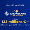 Résultat Euromillions (FDJ) : le tirage de ce mardi 23 avril 2024 [EN LIGNE]