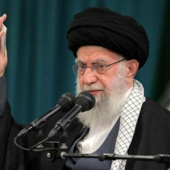Le guide suprême iranien Ali Khamenei le 18 février 2024 à Téhéran