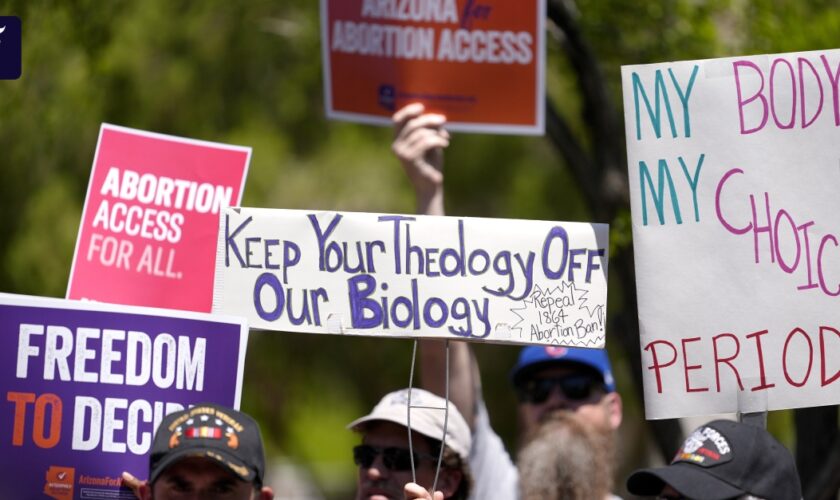 Gesetz aus dem Jahr 1864: Unterhaus von Arizona stimmt für Aufhebung von Abtreibungsverbot
