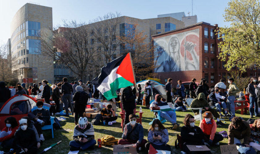 Près de 100 personnes interpellées dans une université de Boston lors d’une manifestation propalestinienne