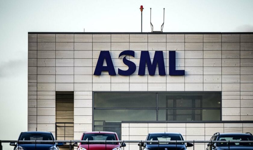 L'entreprise ASML, basée à Veldhoven, aux Pays-Bas.