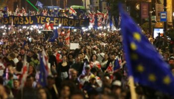 Georgien: "Marsch für Europa" gegen Gesetz nach russischem Vorbild
