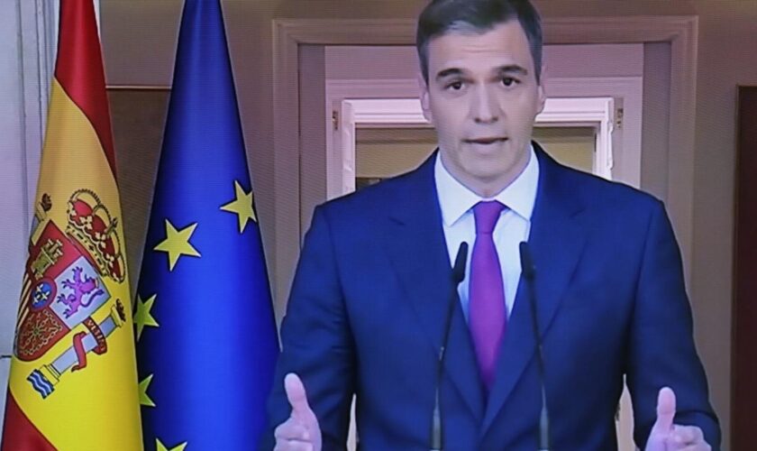 "J'ai décidé de continuer", annonce le Premier ministre espagnol Pedro Sanchez