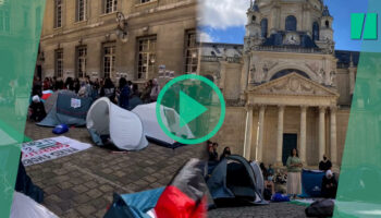 À Paris, la Sorbonne fermée, le campement en soutien à la Palestine évacué par la police